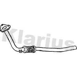 Exhaust Pipe KLARIUS VW671A OE Ref 8D0253301CJ