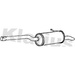 Rear Muffler KLARIUS VW693Q OE Ref 3B0253609H