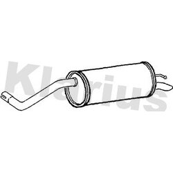 Rear Muffler KLARIUS VW700G OE Ref 5Z6253609D