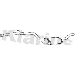 Centre Muffler KLARIUS VW713L OE Ref 1K0253209J