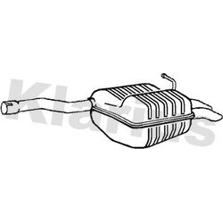 Rear Muffler KLARIUS VW724W OE Ref 1K5253609N