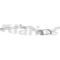 Centre Muffler KLARIUS VW725V OE Ref 1K0253209Q