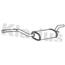 Centre Muffler KLARIUS VW733H OE Ref 3C0253409L