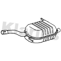 Rear Muffler KLARIUS VW734G OE Ref 3C0253609Q