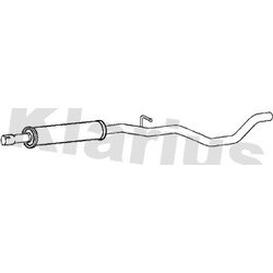 Centre Muffler KLARIUS VW757X OE Ref 3C0253209G