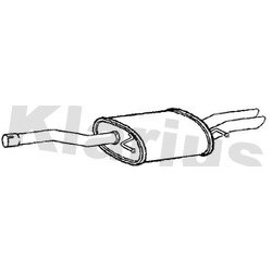 Rear Muffler KLARIUS VW760T OE Ref 3C0253609CM