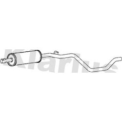 Centre Muffler KLARIUS VW761Q OE Ref 3C0253209E