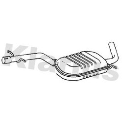 Centre Muffler KLARIUS VW835H OE Ref 1T0253209AK