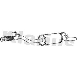 Centre Muffler KLARIUS VW855D OE Ref 2E0253409H