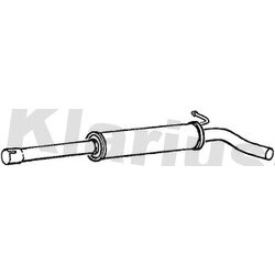 Centre Muffler KLARIUS VW889D OE Ref 6R0253209N