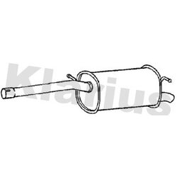 Rear Muffler KLARIUS VW893X OE Ref 2K0253609AL