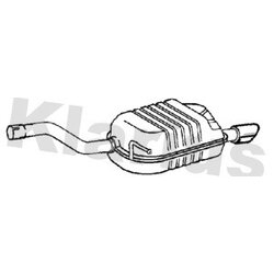 Rear Muffler KLARIUS VW903H OE Ref 3C0253609CQ