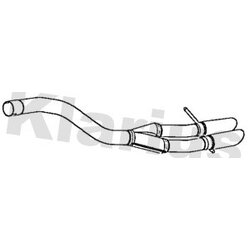 Exhaust Pipe KLARIUS VW919J OE Ref 3AA253681E