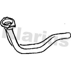 Exhaust Pipe KLARIUS VW91X OE Ref 171253091E