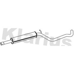 Centre Muffler KLARIUS VW944X OE Ref 5Q0253209BQ