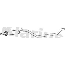 Centre Muffler KLARIUS VW947T OE Ref 5Q0253209BC