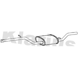Centre Muffler KLARIUS VW955G OE Ref 3Q0253409A