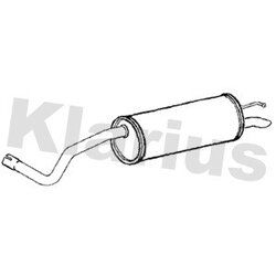 Rear Muffler KLARIUS VW958C OE Ref 6C6253609S