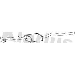Rear Muffler KLARIUS VW961X OE Ref 2H0253209F