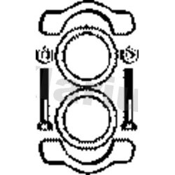 Exhaust Mounting Kit KLARIUS VWK13