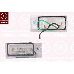 Licence Plate Light KLOKKERHOLM 00140856 OE Ref 4B5 943 022