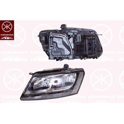 Headlight KLOKKERHOLM 00390125A1 OE Ref 8R0 941 003AM