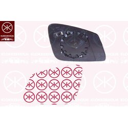 Exterior Mirrors Glass KLOKKERHOLM 00671062 OE Ref 51167285002