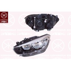 Headlight KLOKKERHOLM 00860143 OE Ref 63117358391