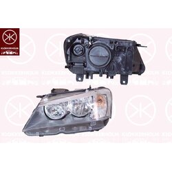 Headlight KLOKKERHOLM 00940121A1 OE Ref 63 12 7 217 287