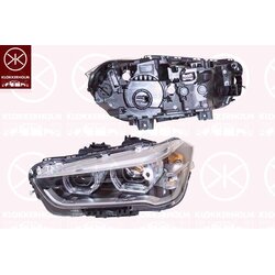 Headlight KLOKKERHOLM 00980184A1 OE Ref 63 11 7 436 462