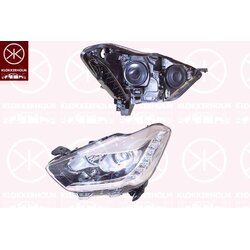Headlight KLOKKERHOLM 05280122A1 OE Ref 9806092980