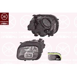 Headlight KLOKKERHOLM 05340123A1 OE Ref YQ00052980