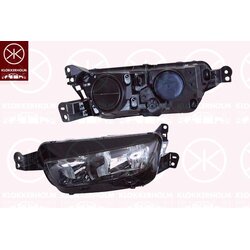 Headlight KLOKKERHOLM 05400125A1 OE Ref 9677217380