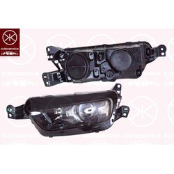 Headlight KLOKKERHOLM 05400182A1 OE Ref 9675975080