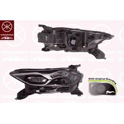 Headlight KLOKKERHOLM 05420172A1 OE Ref 1642991380