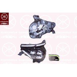 Headlight KLOKKERHOLM 05430171A1 OE Ref 9830649480