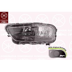 Headlight KLOKKERHOLM 05480124A1 OE Ref 9821349680