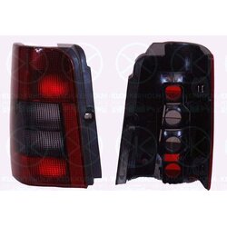 Rear Tail Light KLOKKERHOLM 05500711 OE Ref 6350 H2