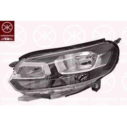 Headlight KLOKKERHOLM 05540121A1 OE Ref 9808567780