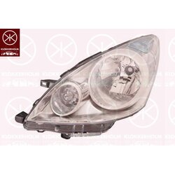 Headlight KLOKKERHOLM 16350134 OE Ref 26010 BH10A