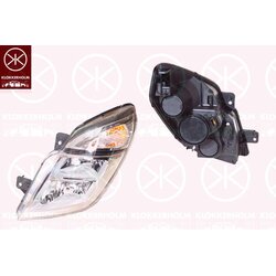 Headlight KLOKKERHOLM 16930122A1 OE Ref 26010 BZ50A