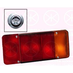 Rear Tail Light KLOKKERHOLM 20330703 OE Ref 7694677