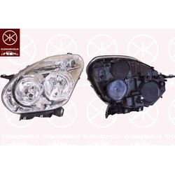 Headlight KLOKKERHOLM 20430122A1 OE Ref 51810671