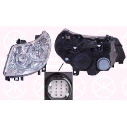 Headlight KLOKKERHOLM 20970142 OE Ref 0001340663080