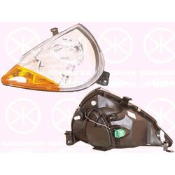 Headlight KLOKKERHOLM 25050143 OE Ref 1077004