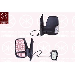 Rétroviseur extérieur 25121050 pour FORD TRANSIT KK31-17682-GA5JA6