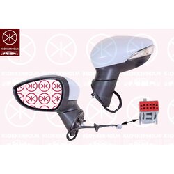 Rétroviseur extérieur 25211046 pour FORD B-MAX 1796188