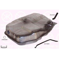 Fuel Tank KLOKKERHOLM 2527008 OE Ref 6 121 162