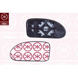 Exterior Mirrors Glass KLOKKERHOLM 25321066