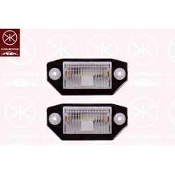 Licence Plate Light KLOKKERHOLM 25550855
